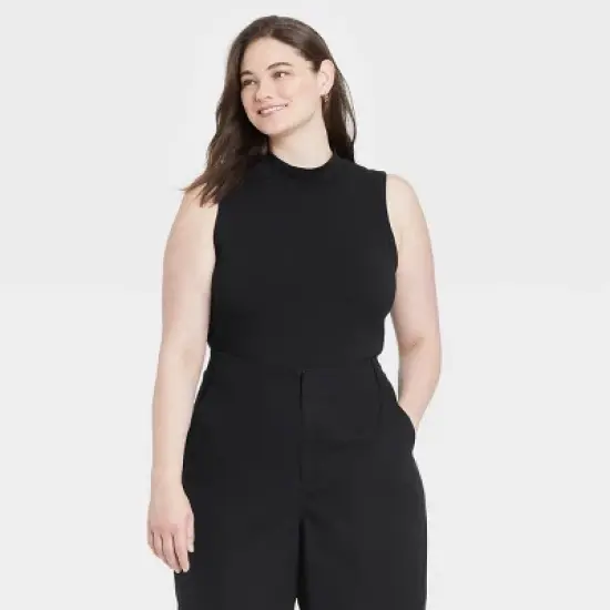 Women's Mock Turtleneck Tank Bodysuit - A New Day&trade; image {3}