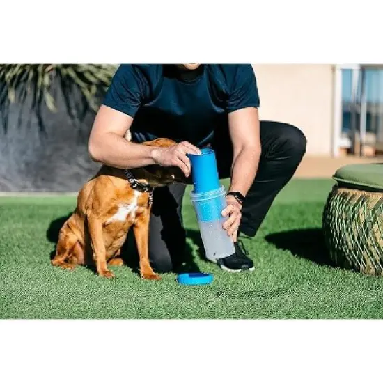 Dexas MudBuster Large Portable Pro Blue Paw Cleaner for Dogs - Large Blue image {4}