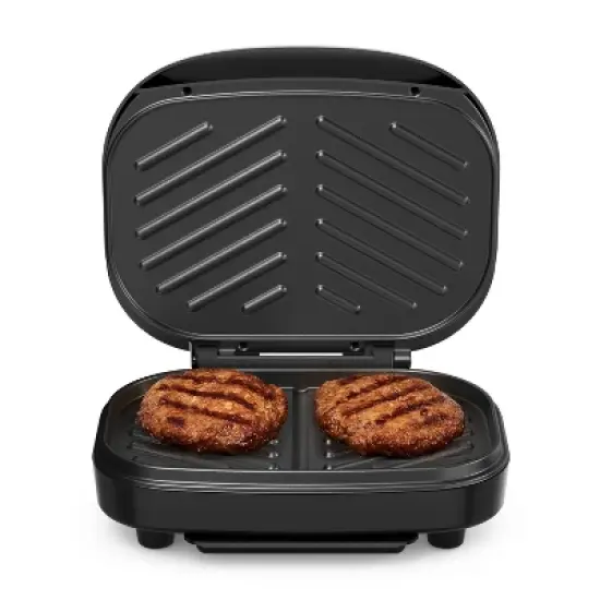 KitchenSmith 2 Burger Indoor Grill Black image {6}