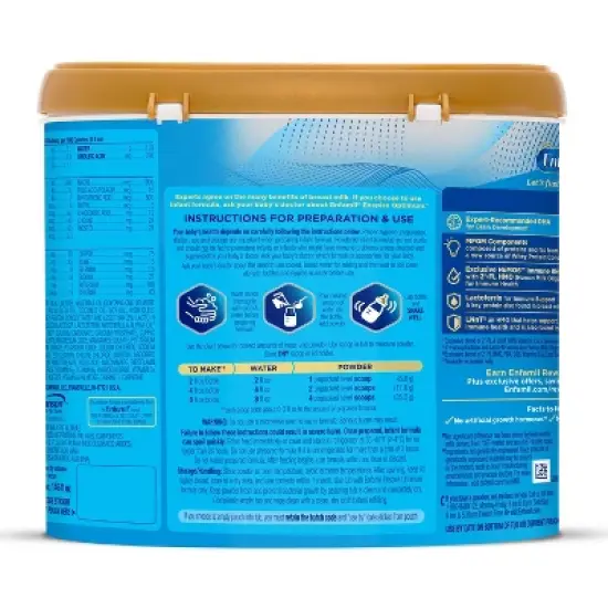 Enfamil Enspire Powder Infant Formula - 20.5oz image {7}