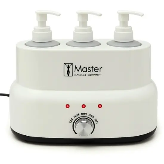 Master Massage 3 Bottle Oil/Lotion Bottle Warmer w/Auto-Temperature image {7}