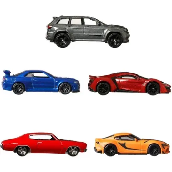Hot Wheels Premium Fast & Furious  Bundle,  5 Premium Cars image {2}