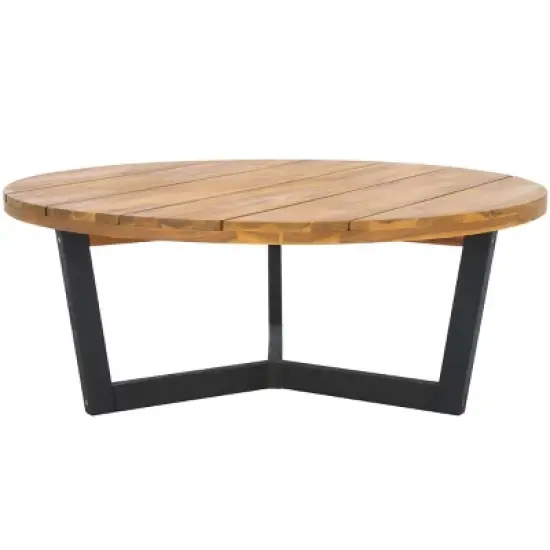 Leo Round Coffee Table 3 Legs - Indoor/Outdoor - PAT7319 - Safavieh image {5}