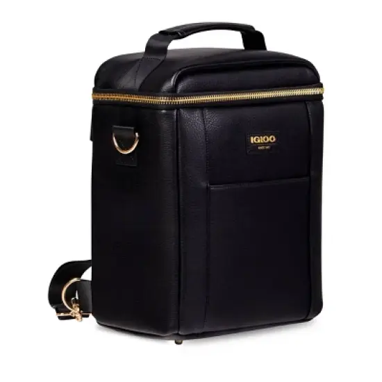 Igloo Luxe Mini Convertible Cooler Backpack - Black image {3}