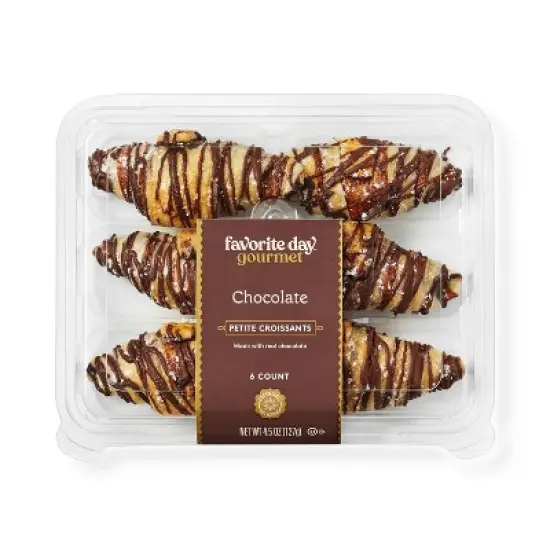 Chocolate Petite Croissants - 4.5oz/6ct - Favorite Day&trade; image {3}
