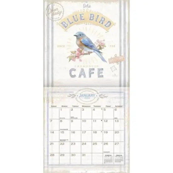 Lang 2024 Wall Calendar 12"x12" Farm Fresh image {1}