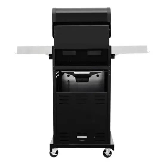 Permasteel 2-Burner Gas Grill with Foldable Side Tables image {6}