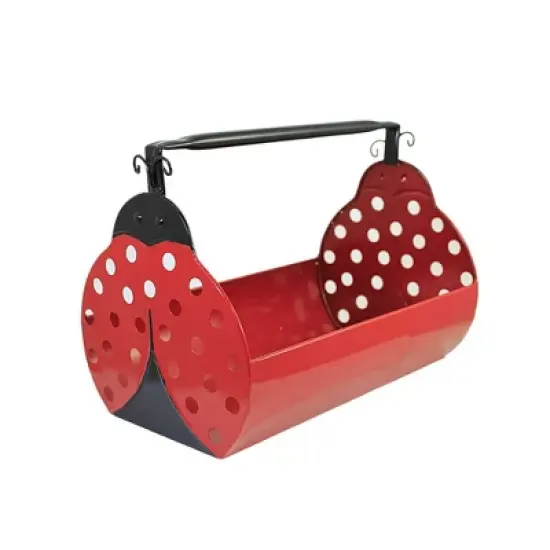 Home & Garden 8.25" Ladybug Trough Planter Coleoptera Insect Ganz  -  Planters image {1}