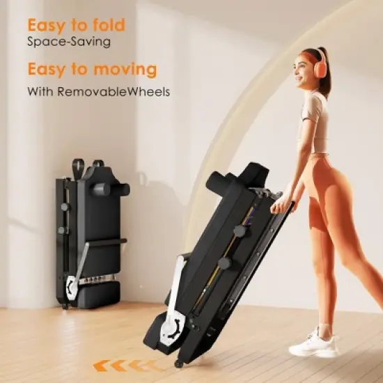 Dexmalle Foldable Pilates Reformer for Home Gym - 400lbs Capacity image {2}