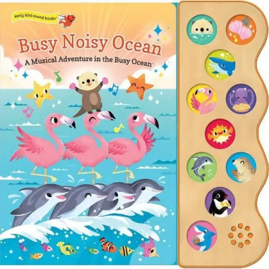 Busy Noisy Ocean - by  Carmen Crowe (Board Book) image {1}