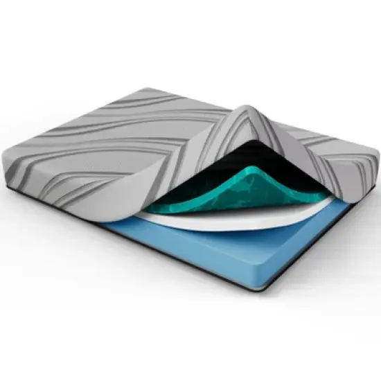 PAGED Gel Memory Foam Mattress Ultra Cooling Mattress with Dynamic Edge Coils for Comfortable Sleep image {4}