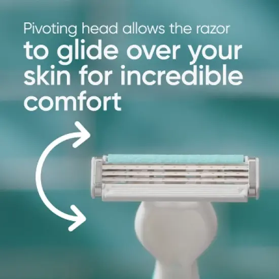 Venus Simply 3 Sensitive Women's Disposable Razors - 4ct image {4}