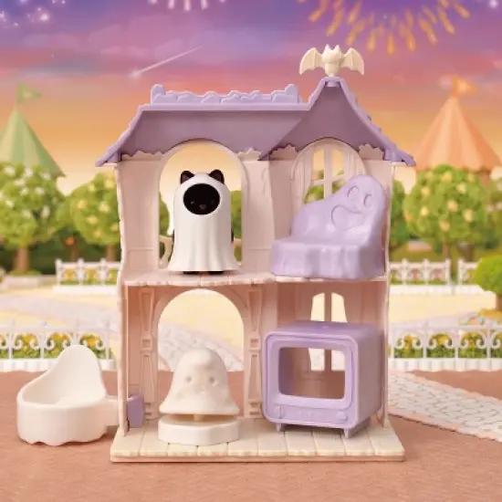 Calico Critters Spooky Surprise House, Dollhouse Playset with Collectible Doll Figure image {1}