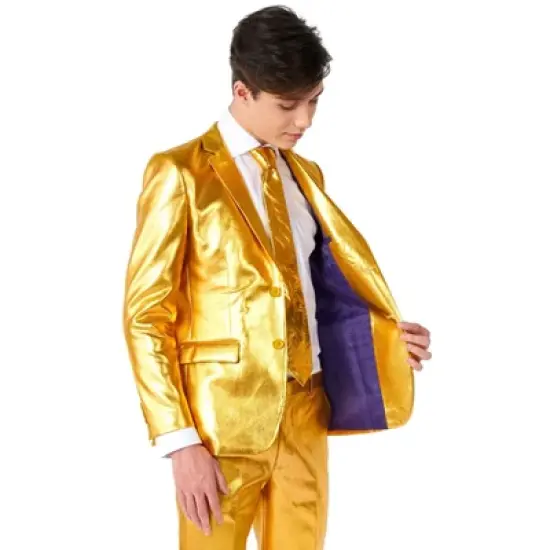 OppoSuits Teen Boys Suit - Groovy Gold image {2}