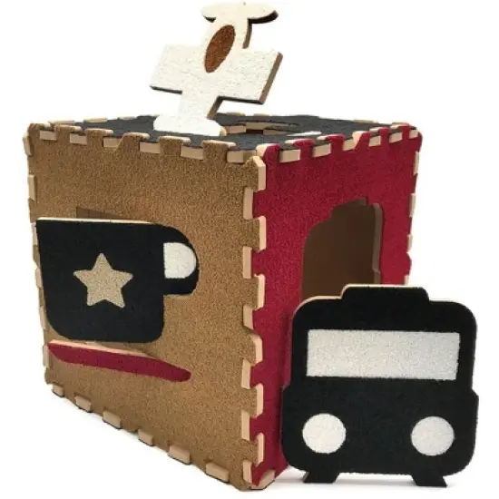 Sorbus Interlocking Puzzle Mat Carpet (16 Pieces) image {2}