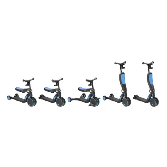 Larktale 7" Scoobi 5 in 1 Kids' Specialty Scooter - Blue image {2}