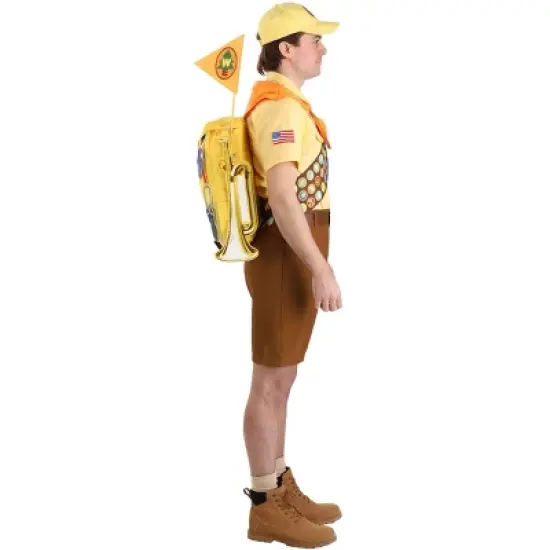 HalloweenCostumes.com Mens Deluxe Disney Russell UP Halloween Costume | Adult Disney Costumes | Wilderness Explorer Outfit image {3}