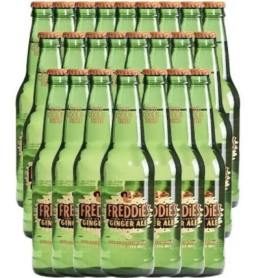 Freddie&rsquo;s Old Fashioned Soda - Ginger Ale 12oz Bottles - 24 Pack - Bright Invigorating Sparkling Flavor image {7}