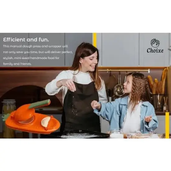 2-in-1 Manual Dough Press, Dumpling Empanada Pastries Maker image {8}