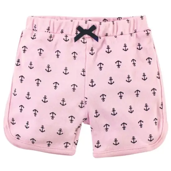 Little Treasure Baby Girl Cotton Bodysuit, Pant and Shoe 3pc Set, Anchor Necklace image {2}