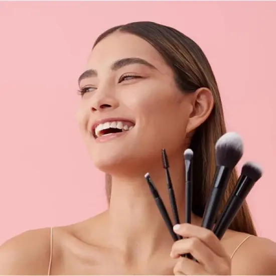 MCoBeauty Pro Deluxe Eye Set - Eye Makeup Brush Set - 2 pc image {4}