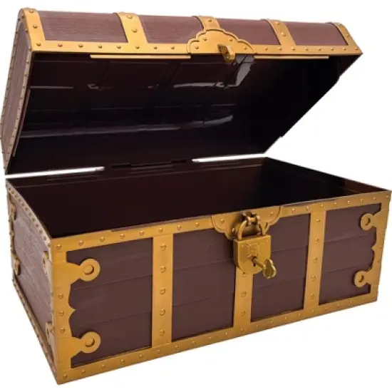 Teacher Created Resources&reg; Treasure Chest with Lock & Key - For Classroom, Kids Prizes, & Toys image {4}