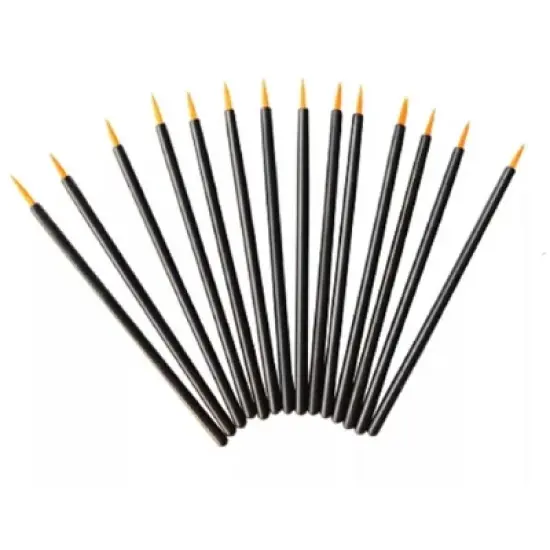 Kitcheniva Disposable Fine Tip Eyeliner Brushes 100 Pcs image {4}