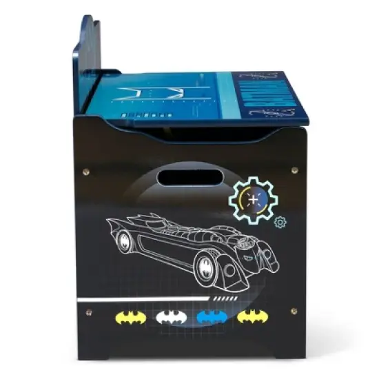 Delta Children Batman Deluxe Toy Box - Greenguard Gold Certified image {6}
