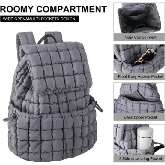 Summit Adventure Lightweight Quilted College Backpack image {2}