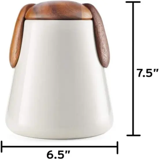 nambe Dog Treat Jar image {3}