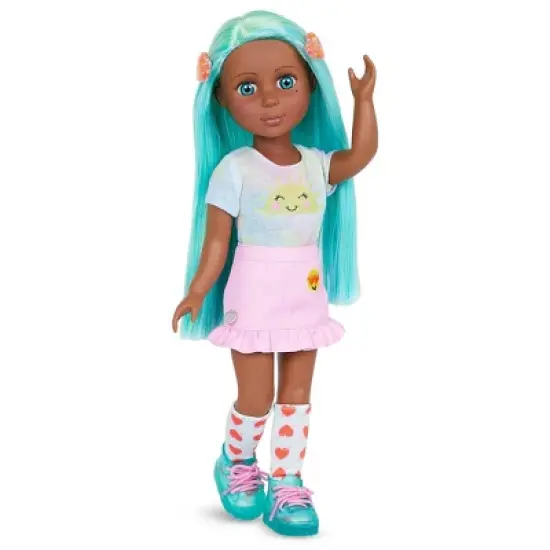 Glitter Girls Duckie Turquoise Hair & Styling Accessories 14" Poseable Fashion Doll image {2}