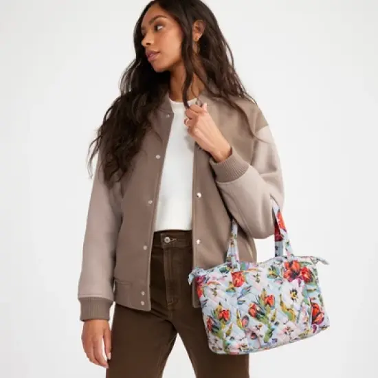 Vera Bradley Pleated Multi-Strap Satchel image {4}