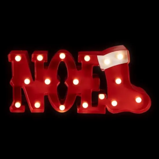 Northlight Lighted "Noel" Christmas Decoration - 16" image {2}