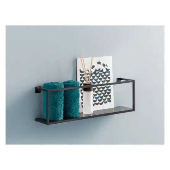 Floating Wall Shelf - Black image {1}