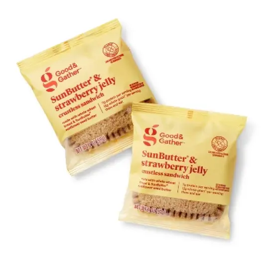 Frozen Sunbutter No Crust Sandwich Strawberry - 4ct - Good & Gather&trade; image {2}
