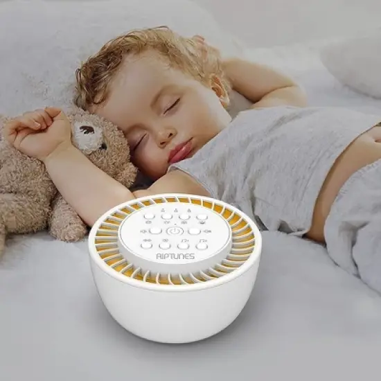 Riptunes White Noise Sound Machine with 36 Soothing Sounds image {3}