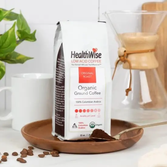 HealthWise Low Acid Organic Ground Coffee image {2}