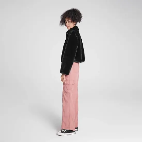 Women's Zip-Front Faux Fur Jacket - Wild Fable&trade; image {4}