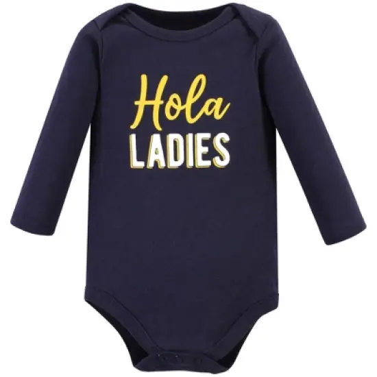 Hudson Baby Infant Boy Cotton Bodysuit, Pant and Shoe Set, Hola Ladies Long Sleeve image {3}