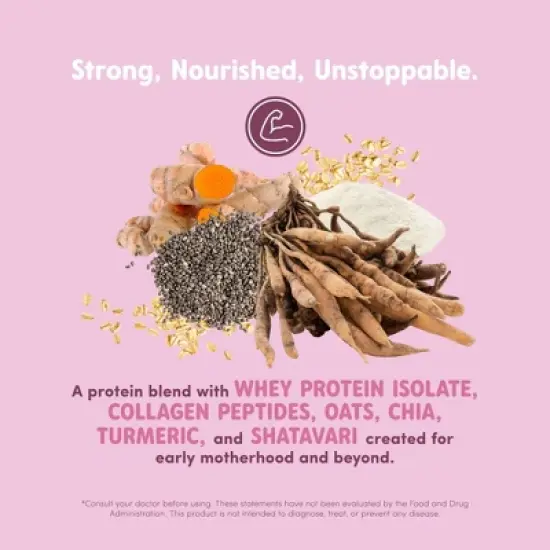 Oat Mama Power Protein Powder - Chocolate - 3.6oz image {3}