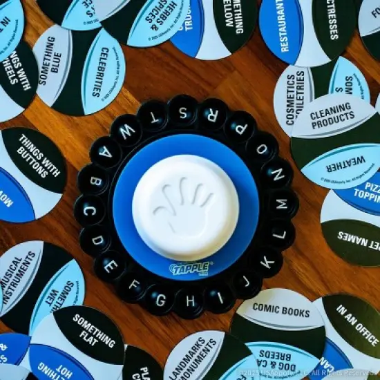 The Op Games Tapple Mini Board Game: Party Game for 2-8 Players, Includes Cards & Board, Enhances Social Skills image {3}