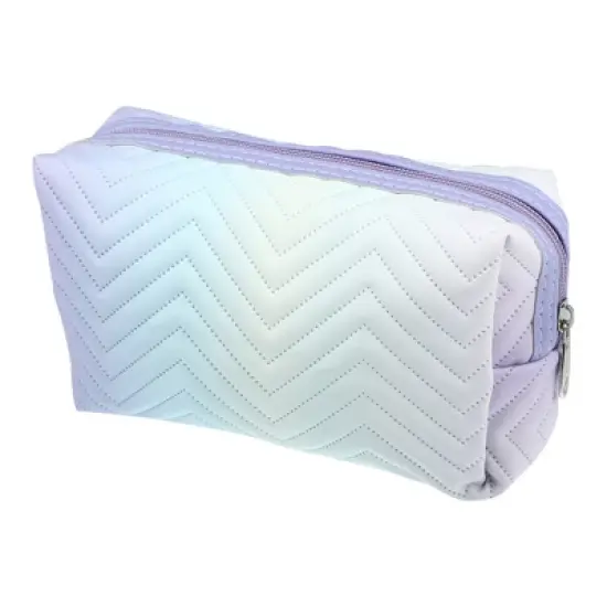 Unique Bargains Travel Makeup Bag Portable Toiletry Bag Small Cosmetic Organizer Gradient image {6}