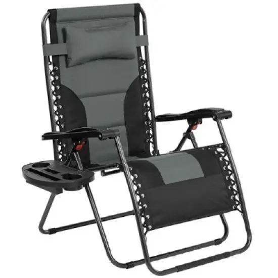 Yaheetech 29in Padded Outdoor Zero Gravity Chair image {7}