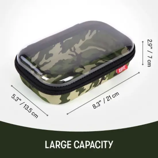 ZIPIT Clear Top Pencil Case, Pencil Box for Boys image {3}