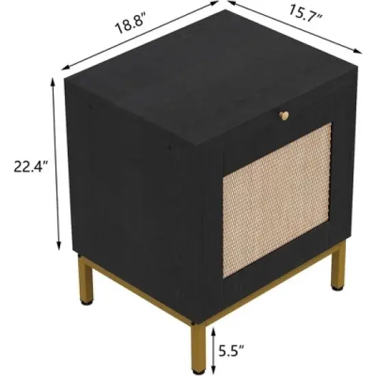 Rattan NightStand image {4}