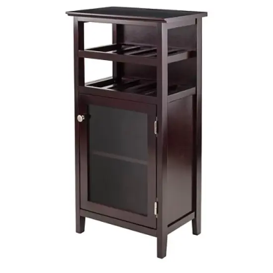 Alta Wine Cabinet Wood/Espresso - Winsome image {4}