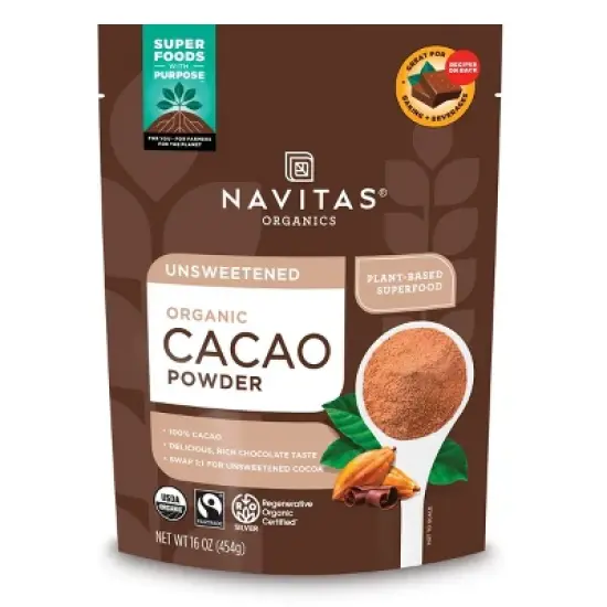 Navitas Organics Organic Cacao Powder image {2}