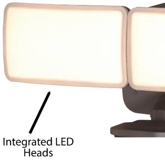 VAXCEL Merill Integrated LED Motion Sensor Dusk to Dawn Outdoor Security Flood Light image {5}