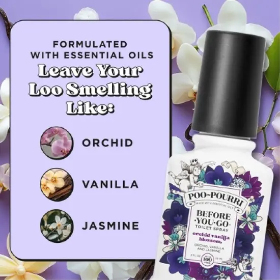 Poo-Pourri Orchid Vanilla Blossom Toilet Spray 2 fl oz image {12}