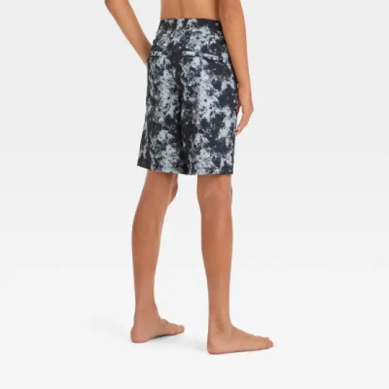 Boys' Hybrid Tie-Dye Swim Shorts - art class&trade; image {2}